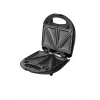 Blaupunkt SMS611 Sandwichmaker mit Antihaftbeschichtung, Grillfunktion, Toastfunktion, Kühlgriff-Gehäuse Schwarz, Silber (SMS611)