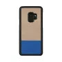 Handyhülle man and wood für Samsung Galaxy S9 – taubenschwarz, schützende Hartschalen-Rückabdeckung