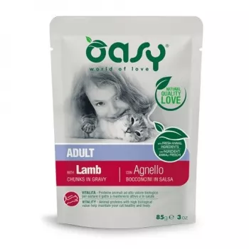 Oasy Chunks in Soße Adult LAMM 85 g
