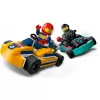 Konstruktionsspielzeug LEGO 60400 City Go-Karts mit Rennfahrern – Spielset mit Minifiguren und Fahrzeugen