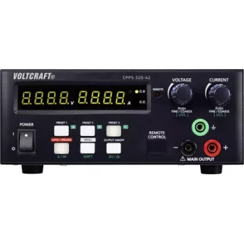 VOLTCRAFT CPPS-320-42 Labornetzteil, einstellbar 0,02 - 42 V/DC 0,01 - 20 A 320 W USB fernsteuerbar, programmierbar, Au (CPPS-320-42)