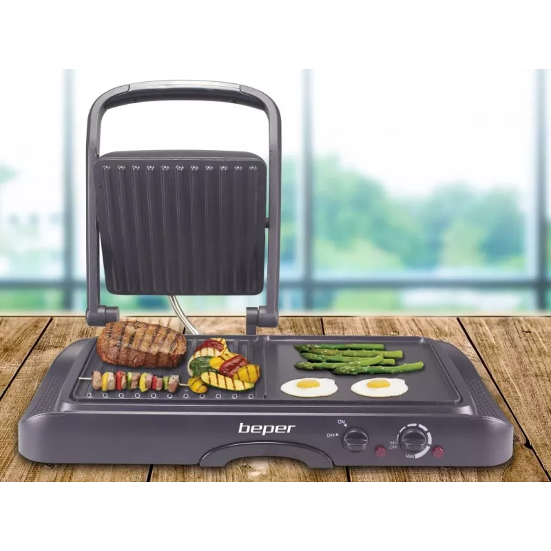 Toaster Beper P101TOS501 – elektrischer 2-Scheiben-Edelstahl-Toaster