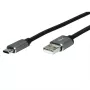 USB-Kabel ROLINE 11029029 USB 2.0 3m USB A USB C Schwarz Silber