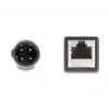 DeLOCK M12 Adapterkabel D-codiert 4-polig Stecker auf RJ45 Buchse 50 cm