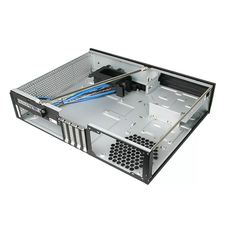 SilverStone MILO ML03 - Desktop - Mikro-ATX - ohne Netzteil (ATX / PS/2) - Schwarz - USB/Audio (SST-ML03B-R)