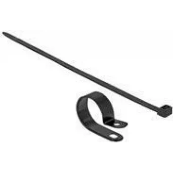 Leiterkabelbinder DeLOCK 18876 Nylon Schwarz 300 mm 10 Stück