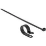 Leiterkabelbinder DeLOCK 18876 Nylon Schwarz 300 mm 10 Stück