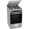 Gorenje GKS5C71XF freistehender Herd mit Backofen Silber