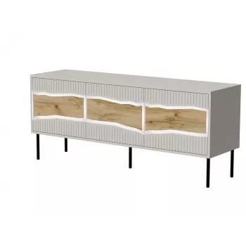 Cama INSERTO 3D TV-Schrank 143.5x40x61.5 Kaschmir + LED
