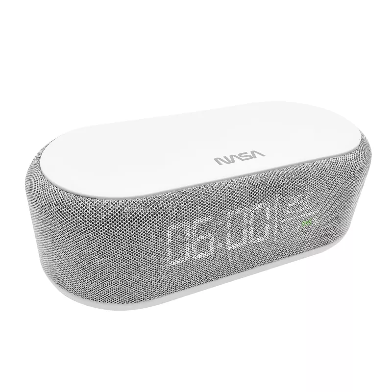 Bluetooth-Lautsprecher, Wecker und kabelloses Ladegerät Nasa SPC400