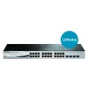 D-Link DGS-1210-28 Managed L2/L2+ 1U Schwarz