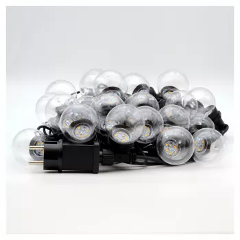 RealPower 463627 Lichterkette 10 m 24 Lampen LED