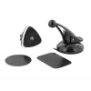 Auto-Handyhalterung Tellur Magnetic Window and Dashboard Mount, schwarz – magnetische Halterung für Smartphones