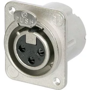 Neutrik NC3FD-LX-M3 Konnektivitätszubehör Silber