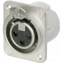 Neutrik NC3FD-LX-M3 Konnektivitätszubehör Silber