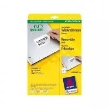 Selbstklebende Druckeretiketten Avery L4745REV-25