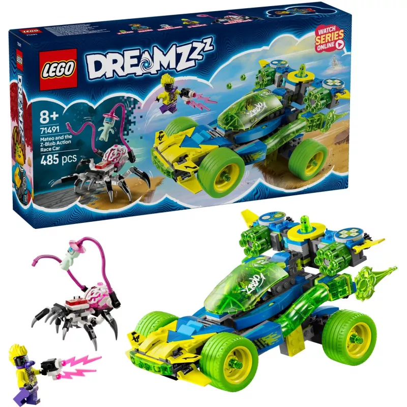 Bricks DREAMZzz 71491 Mateo und der Z-Blob Action Rennwagen