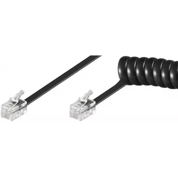 Telefonkabel Microconnect MPK10200 RJ-10 RJ-10 2 m Schwarz