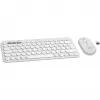 Logitech Pebble 2 Combo Set, Weiß, Kabellos, Deutsch, 920-012204