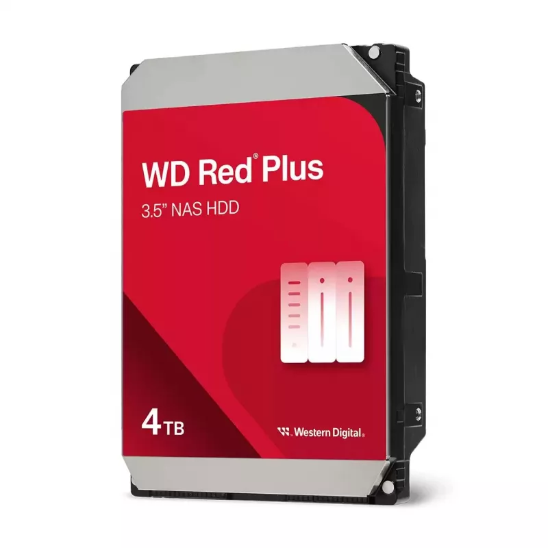Interne HDD Western Digital Red Plus WD40EFZZ 4 TB 5400 RPM 128 MB 3,5 Zoll SATA III