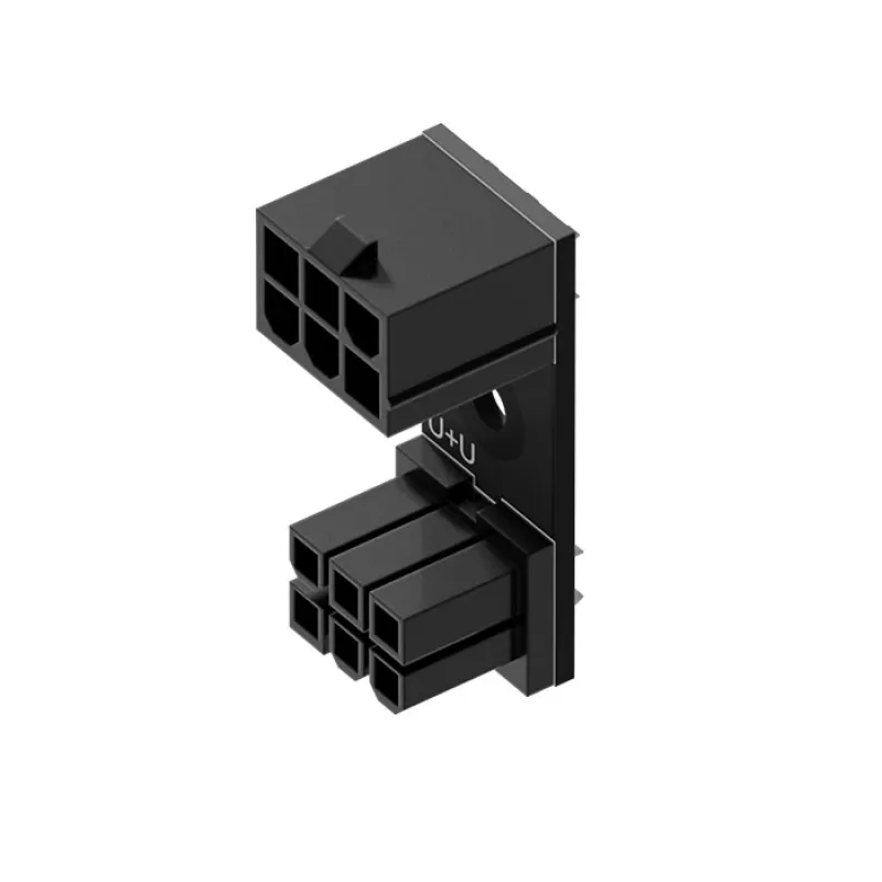 6‑Pin PCIe 180° Adapter U+U von Singularity (SC-A-PCIE6-UU) — 6‑pin PCI Express Winkeladapter