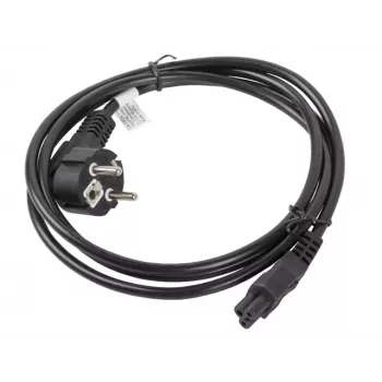 Lanberg CA-C5CA-11CC-0018-BK Stromkabel Schwarz 1,8 m CEE7/7 C5-Koppler (CA-C5CA-11CC-0018-BK)