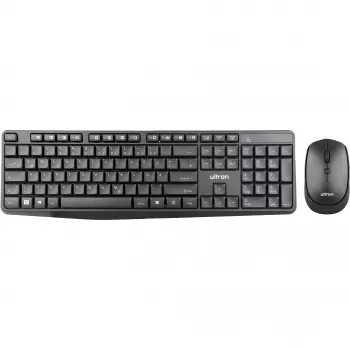 Ultron UMC300 Tastatur-Maus-Set – RF Wireless Deutsch Schwarz (364180)