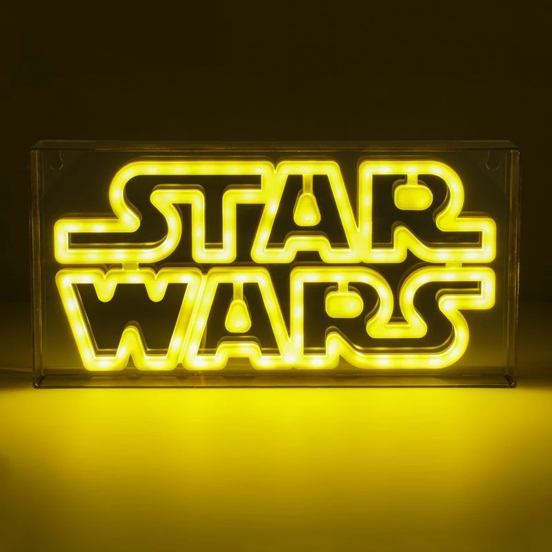 LED-Neonlicht Paladone Star Wars Design PP13123SW — dekoratives LED-Schild für Wand oder Regal