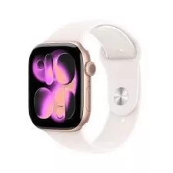 Smartwatch Apple Watch S11 Cell 46mm mit Sportarmband, Hellrosa
