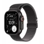 Smartwatch Apple Watch Ultra 3 GPS + Cellular 49mm Black Titanium Case with Black Titanium Milanese Loop Medium