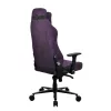 Gaming-Stuhl Arozzi Vernazza SoftFabric Lila — ergonomisches Design, verstellbare Armlehnen und Höhe