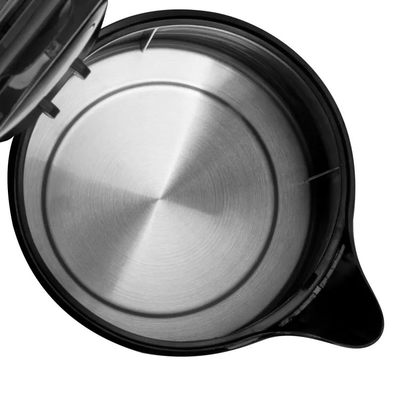 Adler Wasserkocher | AD 1244 | Elektrisch | 1850 W | 2,5 L | Kunststoff | 360°-Drehsockel | Schwarz