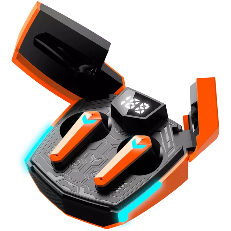 Canyon GTWS-2 Kopfhörer Kabellos Ear-Hook Gaming USB Type-C Lade-Dock Orange (CND-GTWS2O)