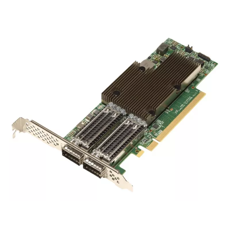 Netzwerkadapter No name 4XC7A08297 PCIe 4.0 x16 Low-Profile 100Gb QSFP56 x2 für ThinkAgile VX Server