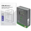 Qoltec, Solar-MPPT-Laderegler mit Temperatursensor 20A 12V/24V Display LCD 2 X USB