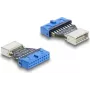 DELOCK Adapter USB 5 Gbit/s 20-Pin-Header (Pfostenbuchse) auf USB-B 5 Gbit/s