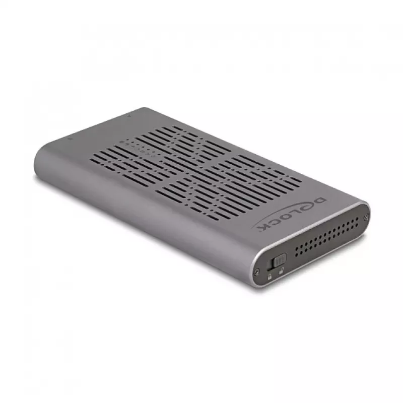 SSD-Gehäuse DeLOCK 42027 Grau M.2 10 Gbit/s USB Typ-C