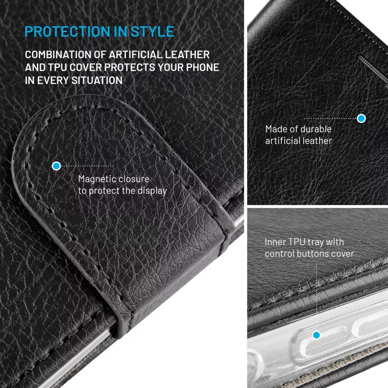 FIXED Opus für Samsung Galaxy S26+, schwarz | Feste Rückseitenabdeckung