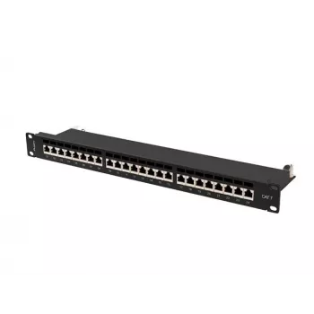 Patchpanel 1U Lanberg PPS7-1024-B