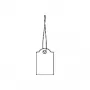 Henkelanhänger HERMA 6932 15x24 mm mit weißer Schnur