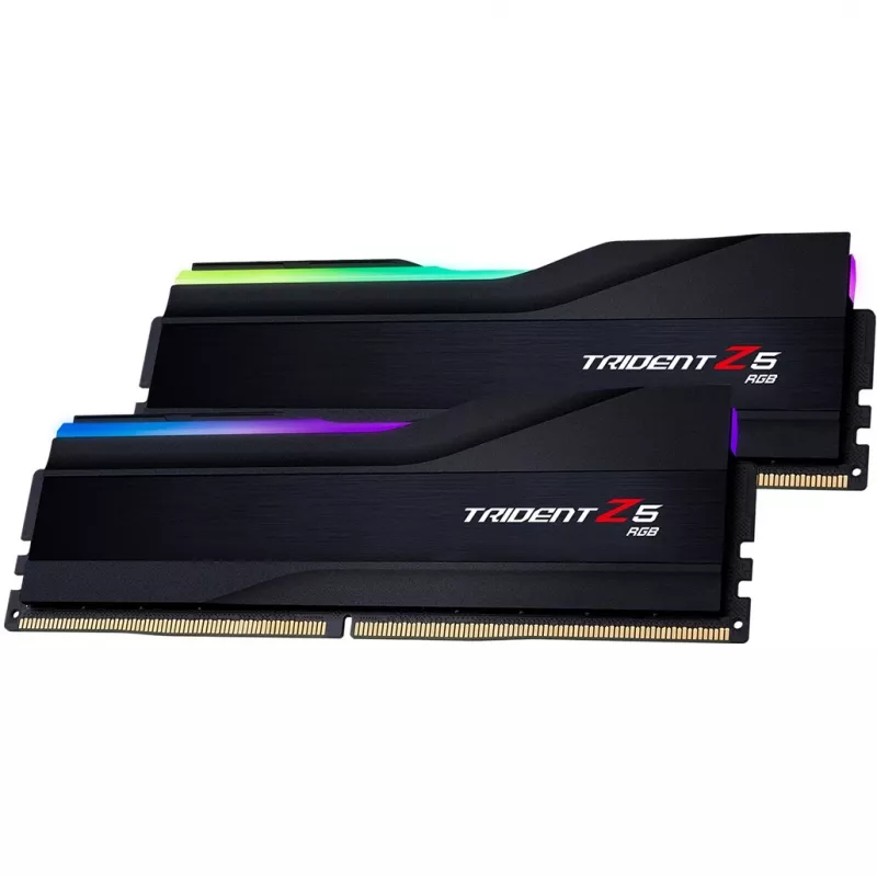DIMM 32 GB DDR5-8000 (2x 16 GB) Dual-Kit, Arbeitsspeicher schwarz, F5-8000J3848H16GX2-TZ5RK, Trident Z5 RGB, INTEL XMP