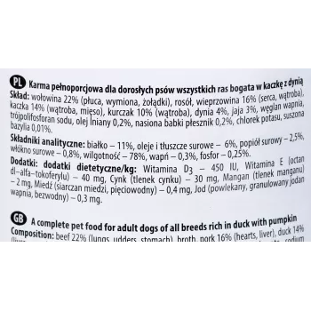 Dolina Noteci Premium Reich an Ente und Kürbis 400 g