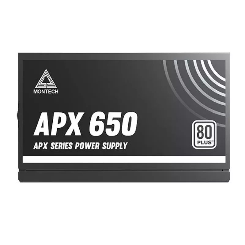 Montech APX650 power supply unit 650 W 20+4 pin ATX ATX Schwarz