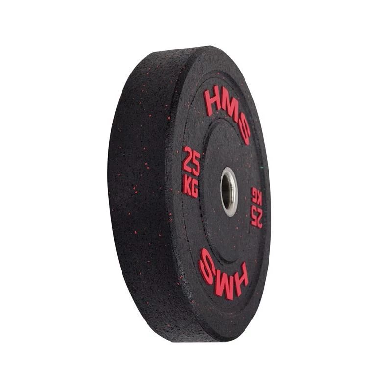HMS Fitness HTBR25 1 Stk. Olympische gummibeschichtete Gewichtsscheibe