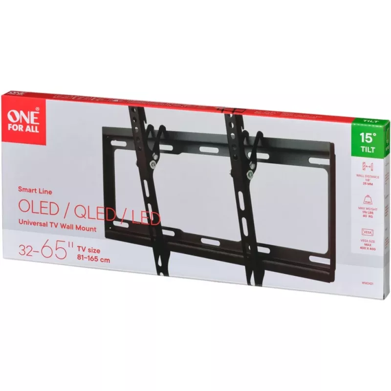 Universal One For All Smart WM 2421 - Halterung - für LCD-TV - Bildschirmgröße: 81-140 cm (32-55) - Wandhalterung (WM2421)
