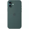 Apple iPhone 16 Plus Silikon Case mit MagSafe – Seegrün