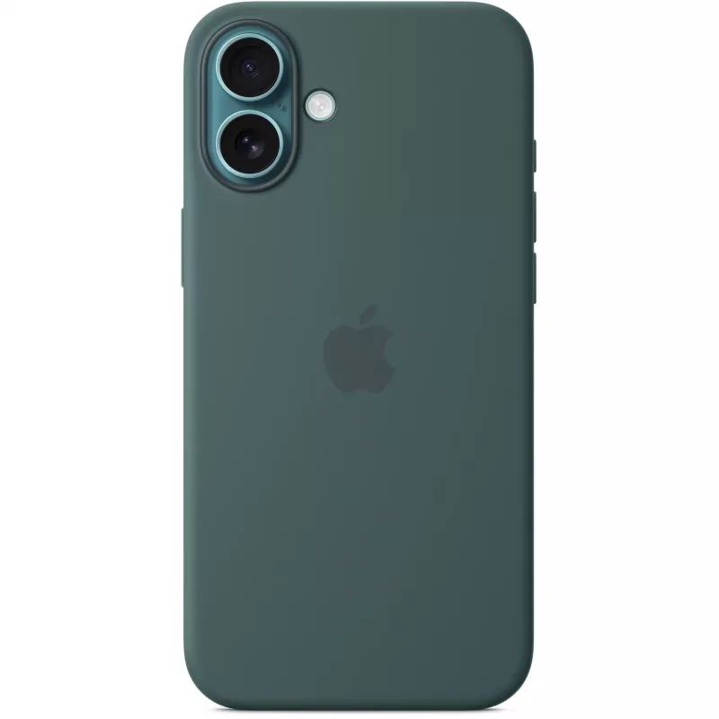 Apple iPhone 16 Plus Silikon Case mit MagSafe – Seegrün