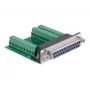 Adapter DeLOCK 65317 25p 27p Schwarz Grün Silber
