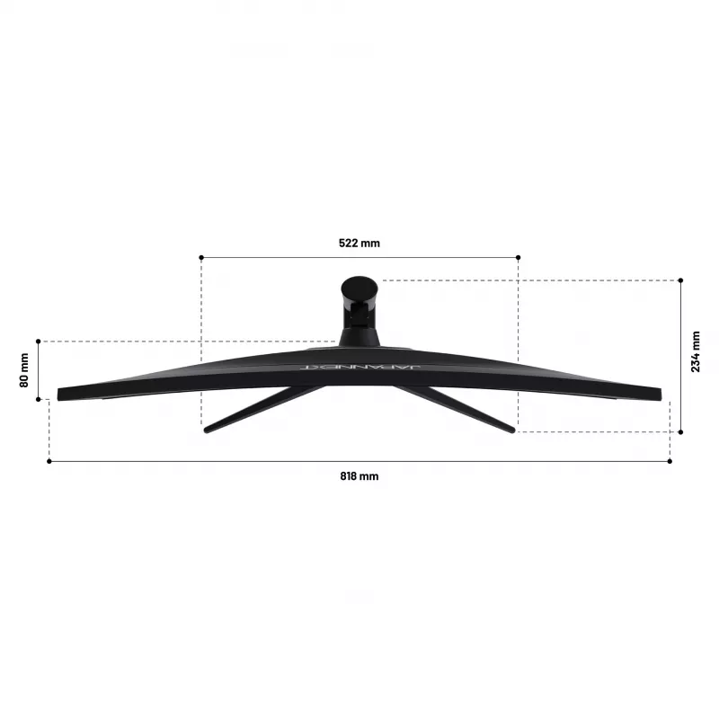 JAPANNEXT 86,4 cm JN-IPS340UWQHD60C-C65W-HS curved UWQHD