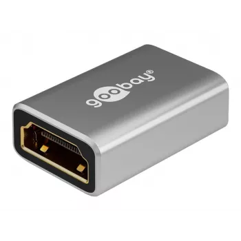 Goobay HDMI-Adapter Kupplung vergoldet 8K bei 60 Hz - Buchse Typ A> (72008)